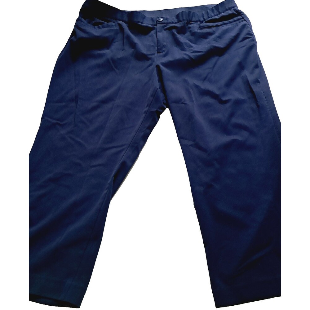C J Banks Pants Womens 24W Petite Dark Navy Blue Trouser